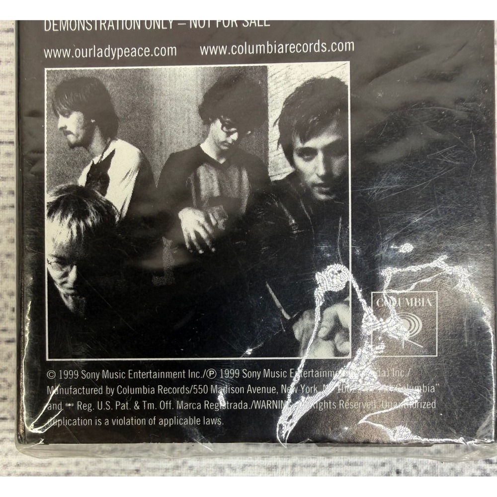 Our Lady Peace Happiness Is Not A Fish You Can Catch SEALED Cassette Sampler 90s - Picture 3 of 4